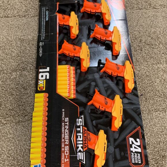 NERF Alpha Strike Stinger SD-1 Blaster, 8-Pack - Picture 3 of 3